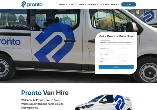 Pronto Van Hire